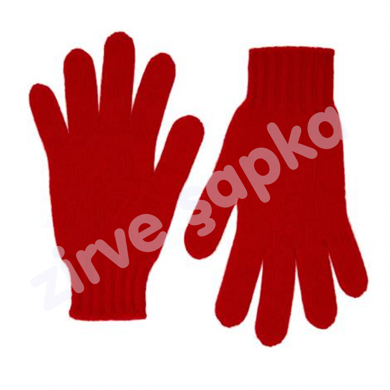 Triko Kırmızı Eldiven resim